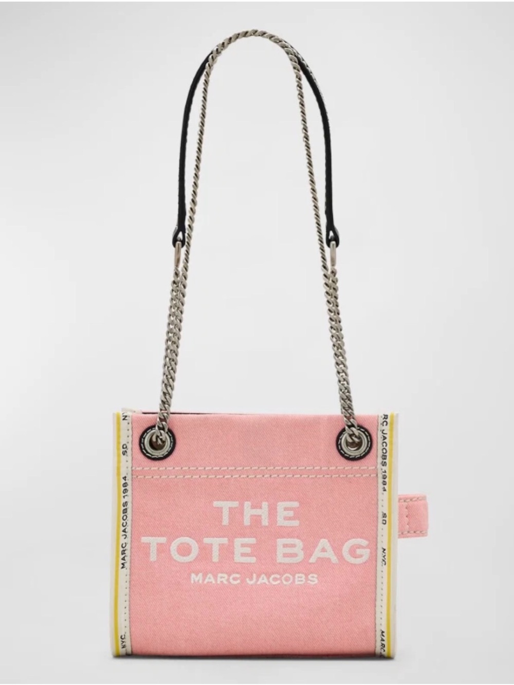 Marc Jacobs Denim Mini Chain Tote Bag NWT